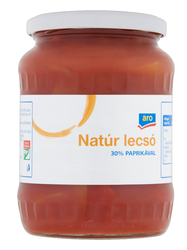 ARO natúr lecsó 30% paprikával 720 ml